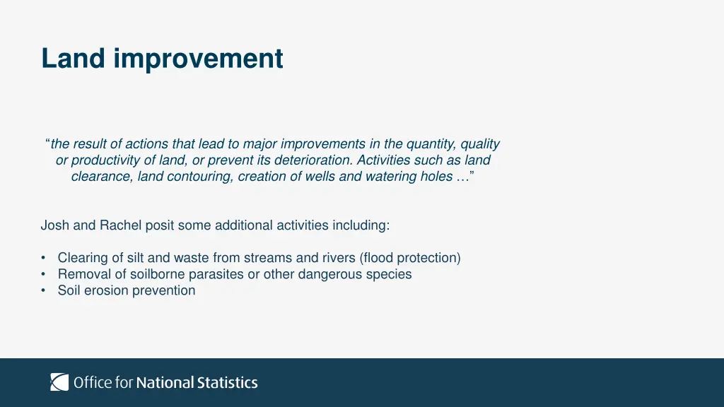 land improvement