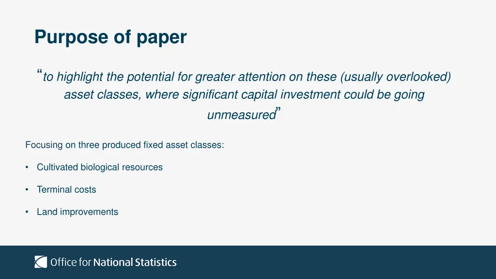 purpose of paper