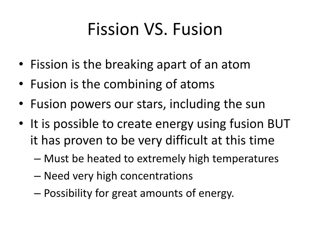 fission vs fusion