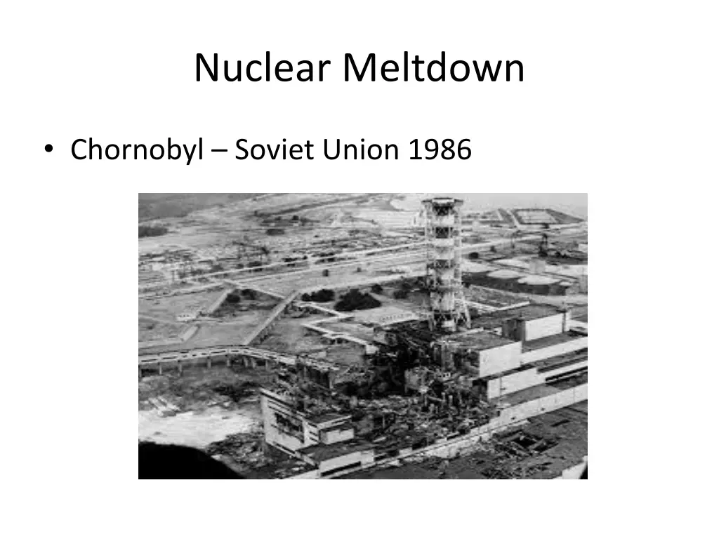 nuclear meltdown