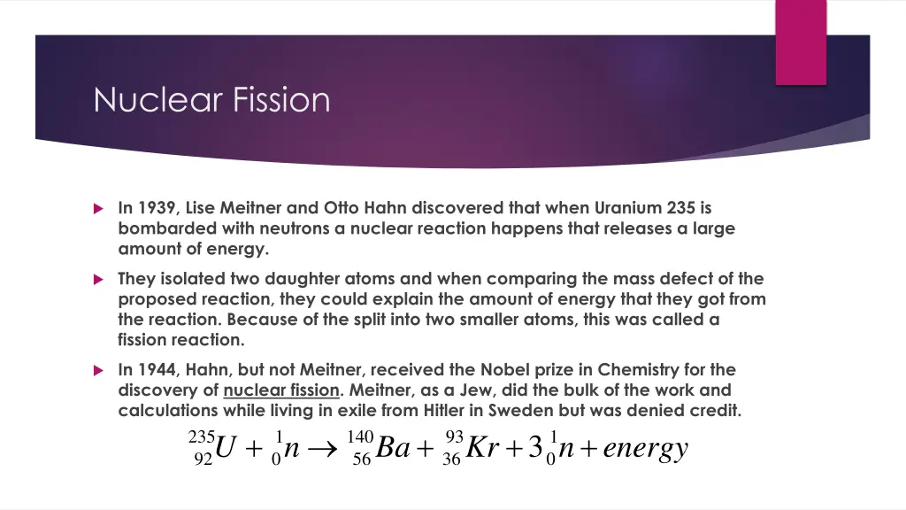 nuclear fission