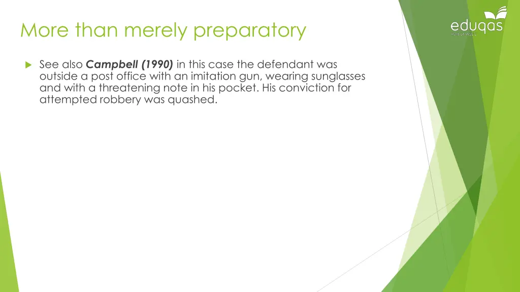 more than merely preparatory 2