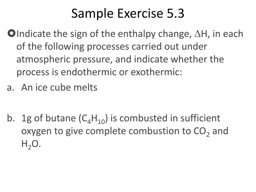 sample exercise 5 3
