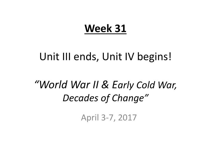 week 31