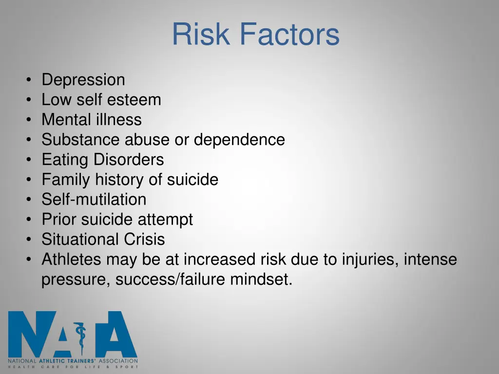 risk factors