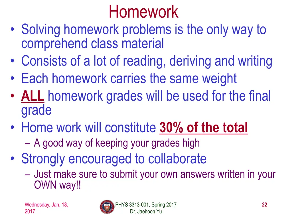 homework