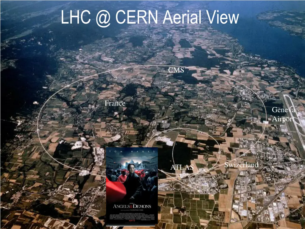 lhc @ cern aerial view