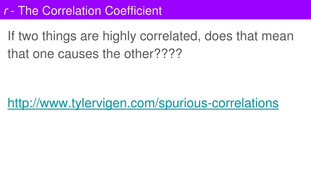 r the correlation coefficient 2