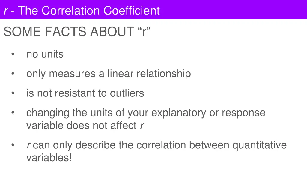 r the correlation coefficient 3