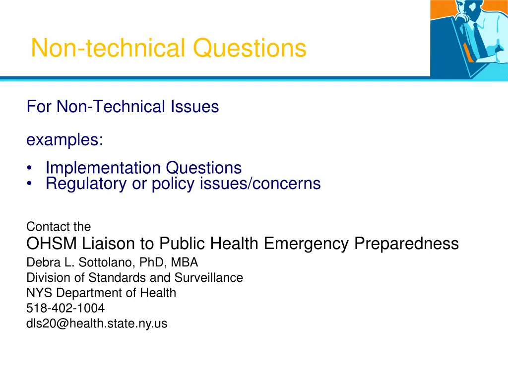non technical questions