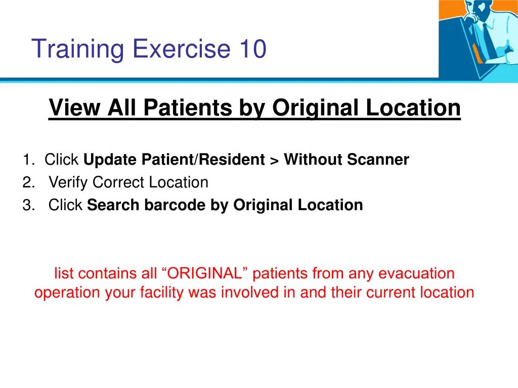 training exercise 10