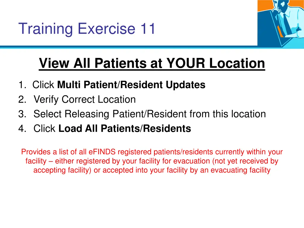 training exercise 11