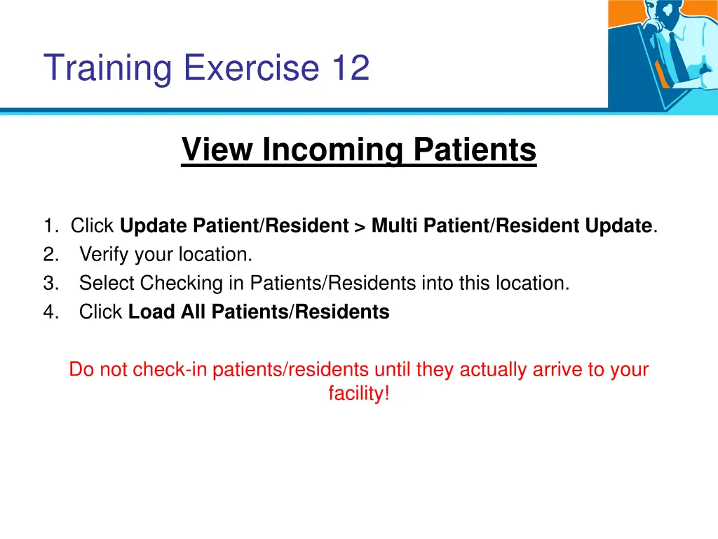 training exercise 12