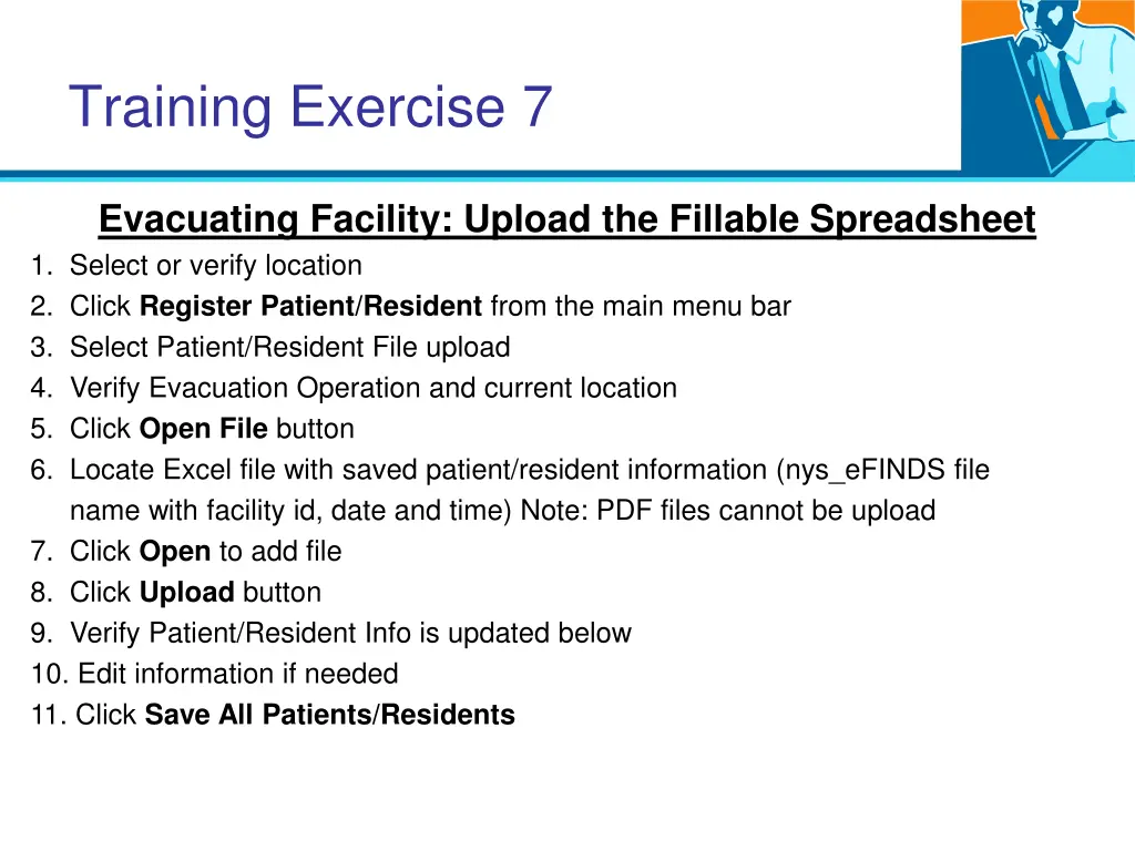training exercise 7