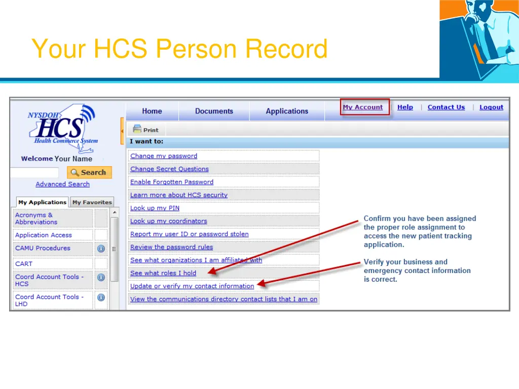 your hcs person record