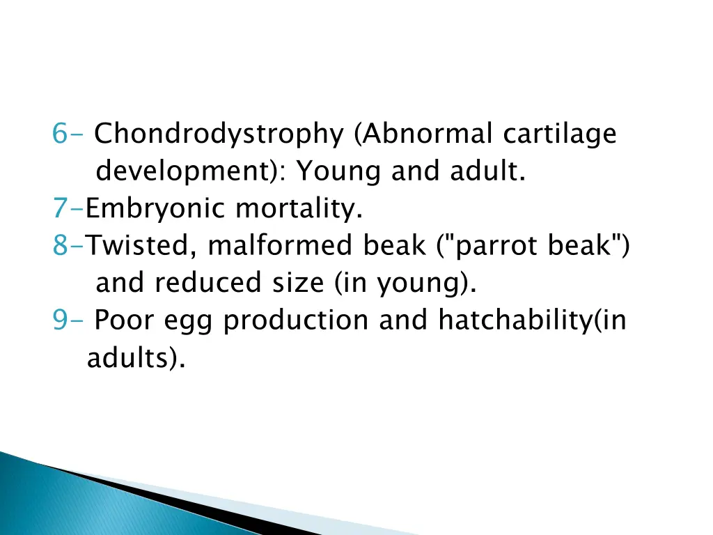 6 chondrodystrophy abnormal cartilage development