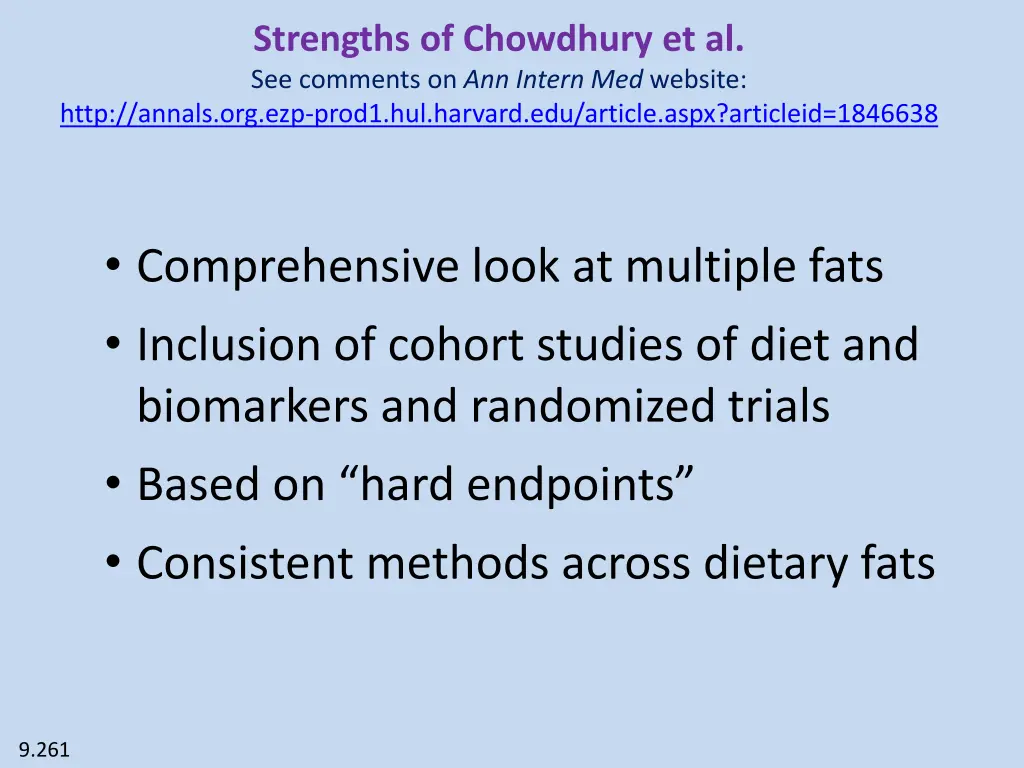 strengths of chowdhury et al see comments