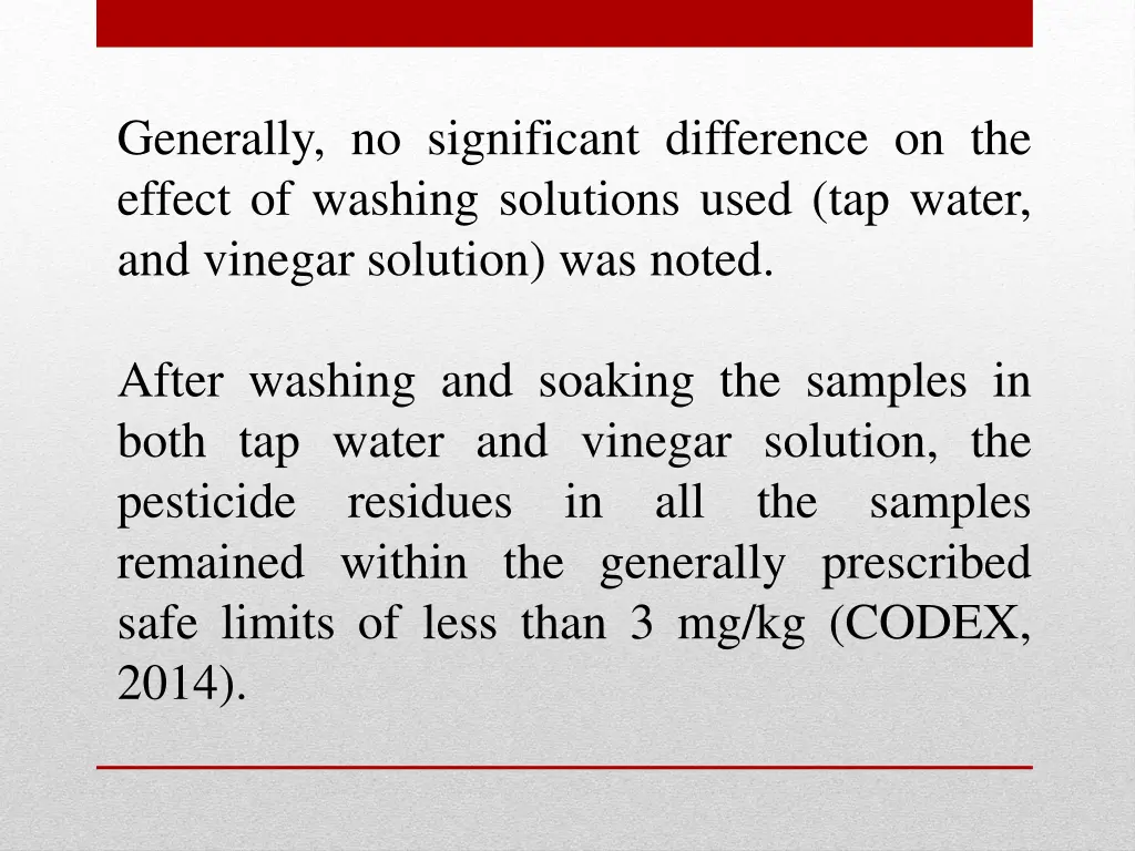 generally no significant difference on the effect