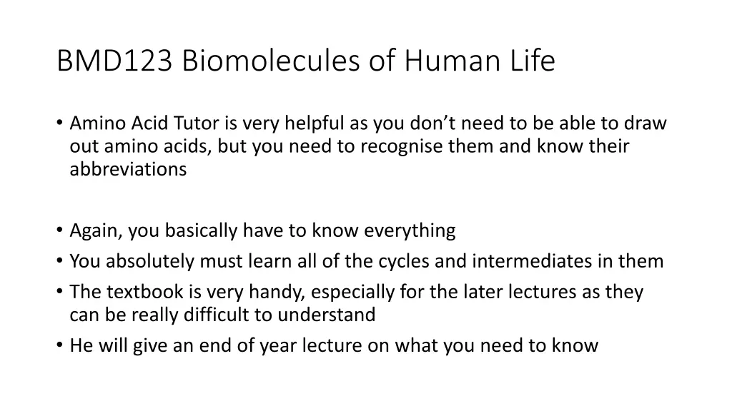 bmd123 biomolecules of human life
