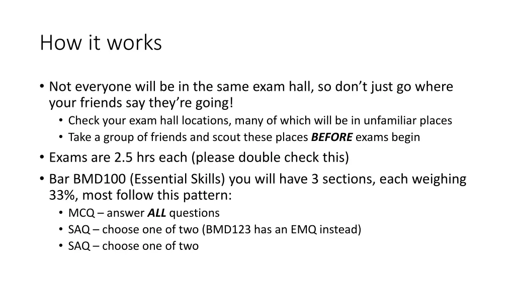 how it works