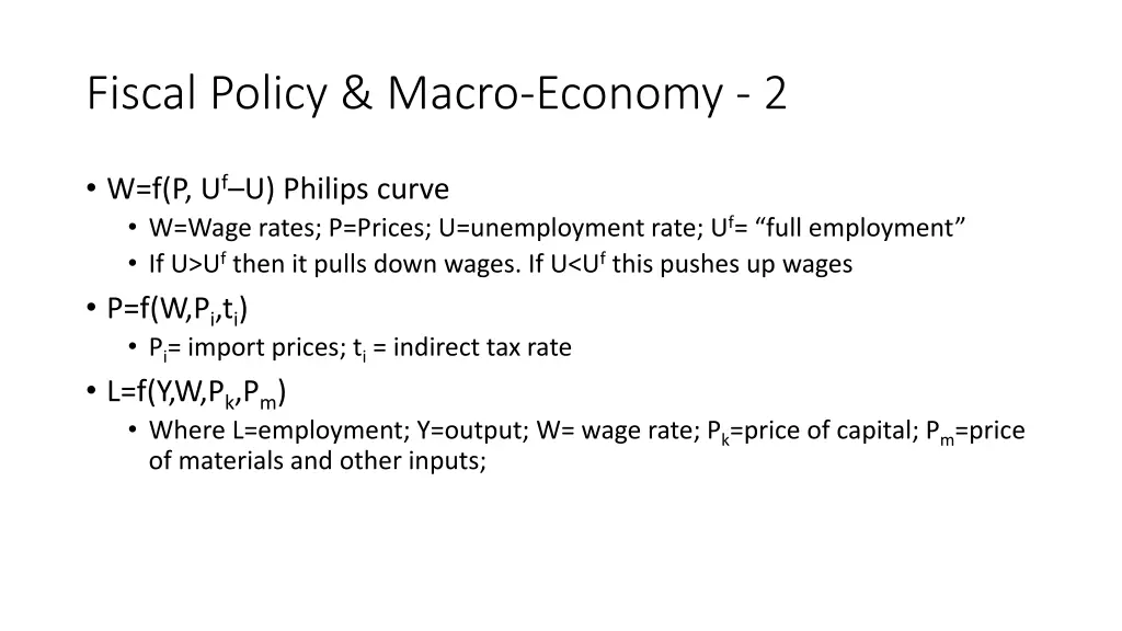 fiscal policy macro economy 2