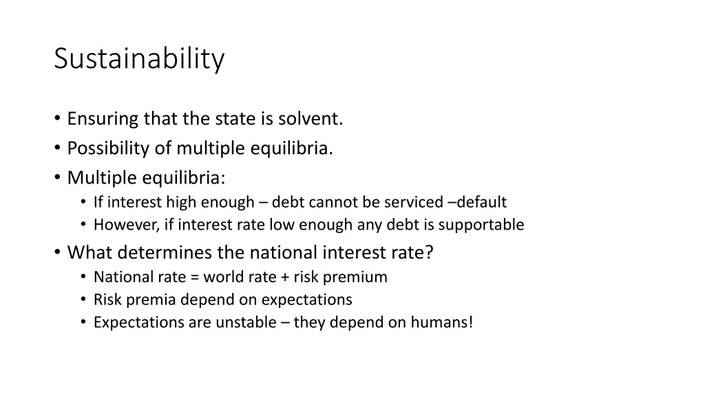 sustainability