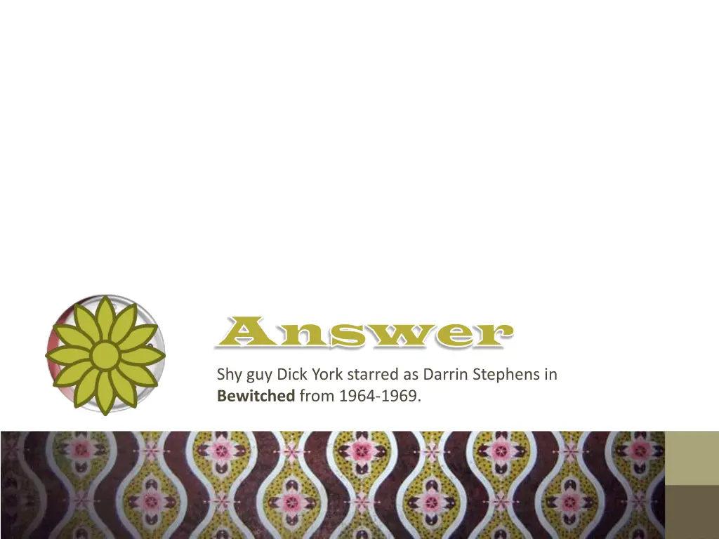 answer answer