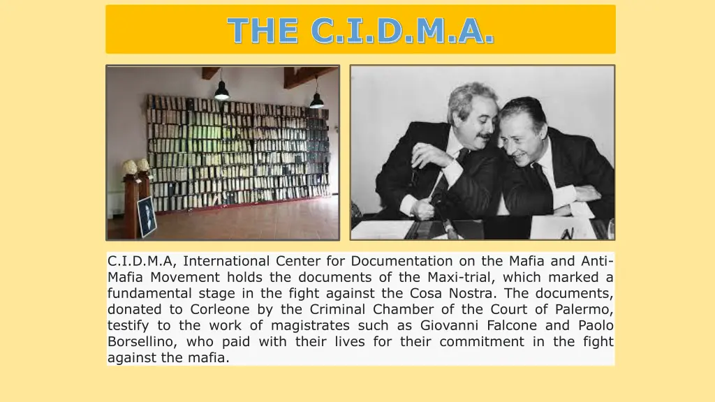 the c i d m a