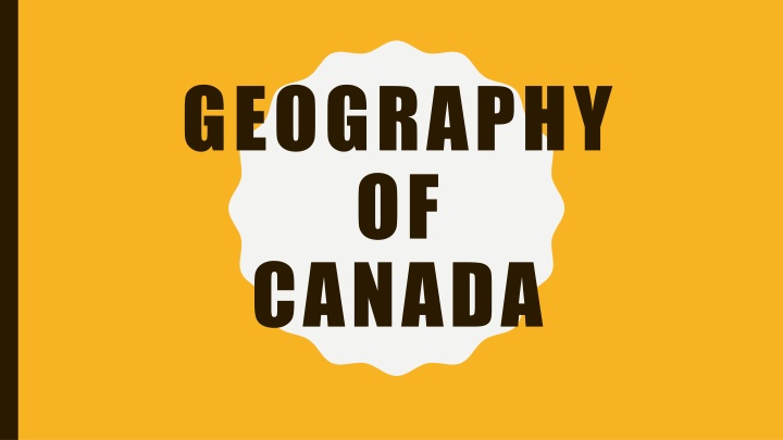 geography of canada
