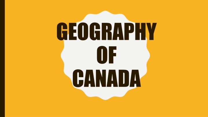 geography of canada