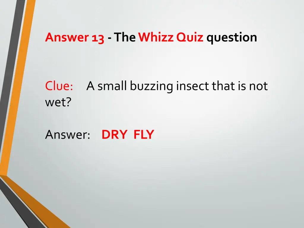 answer 13 the whizz quiz question