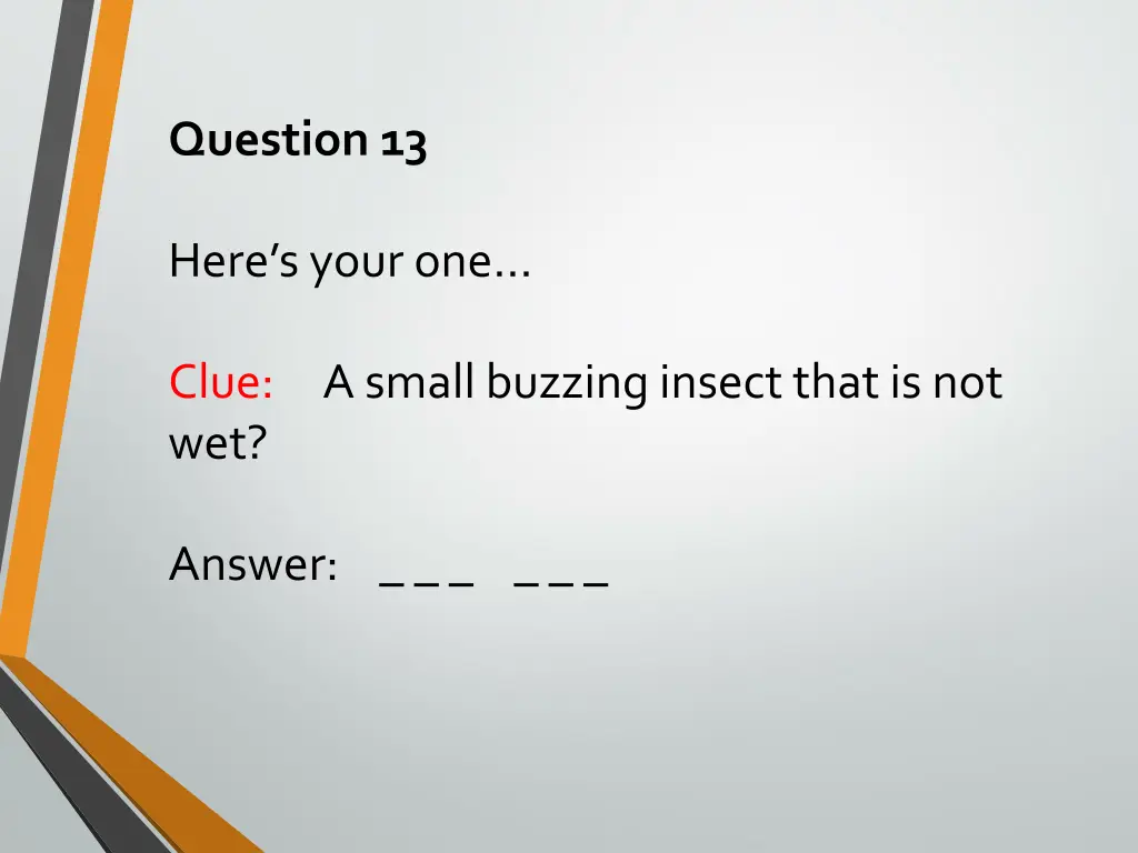question 13