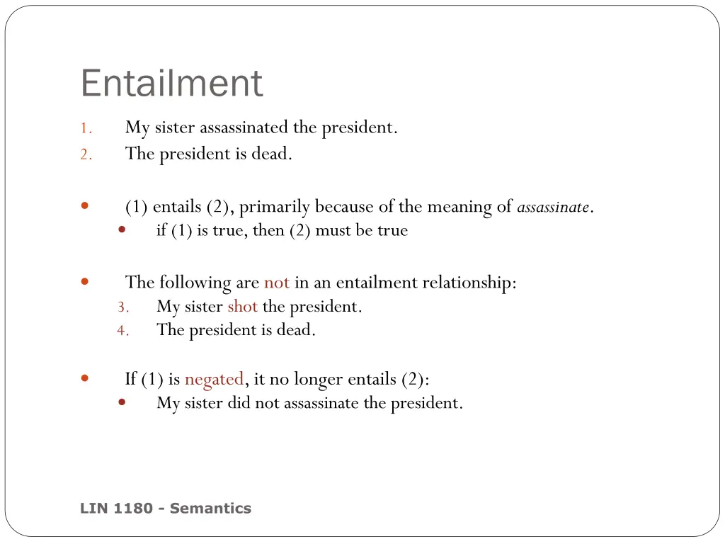 entailment