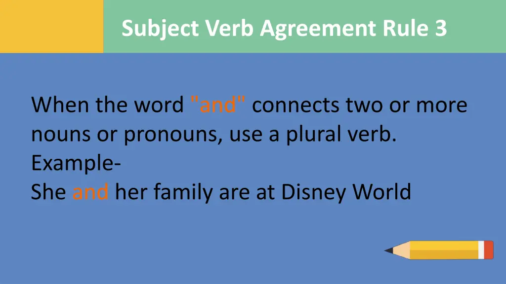 subject verb agreement rule 3