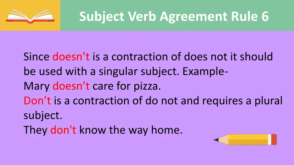 subject verb agreement rule 6