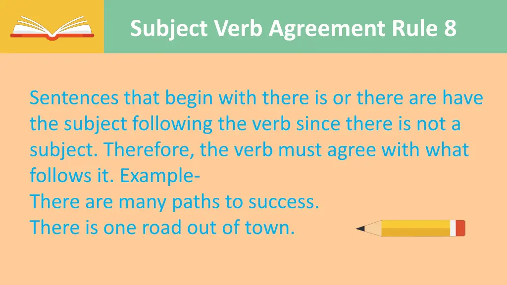 subject verb agreement rule 8