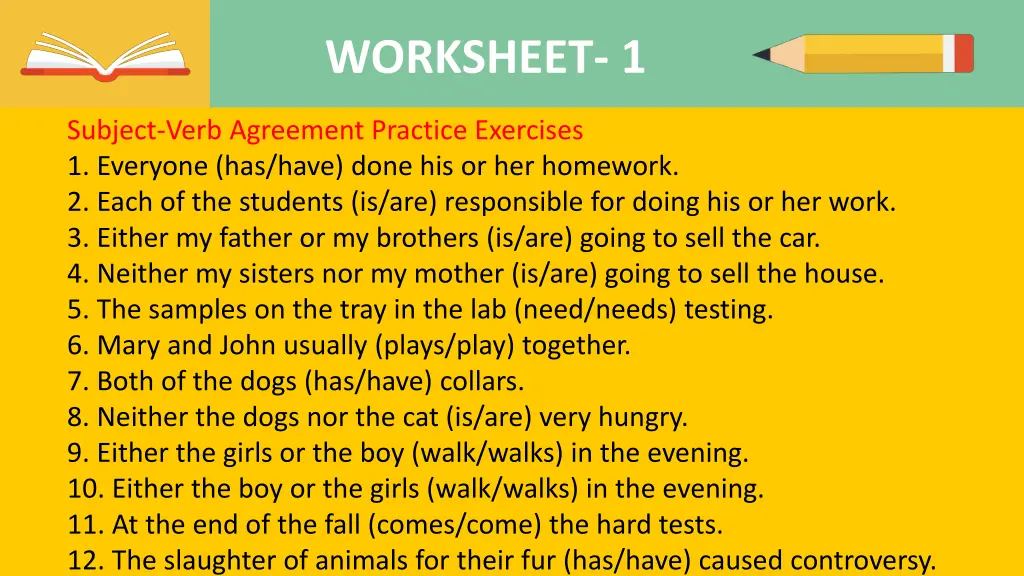 worksheet 1