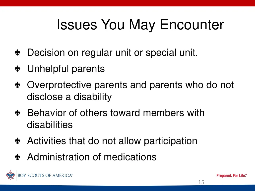 issues you may encounter