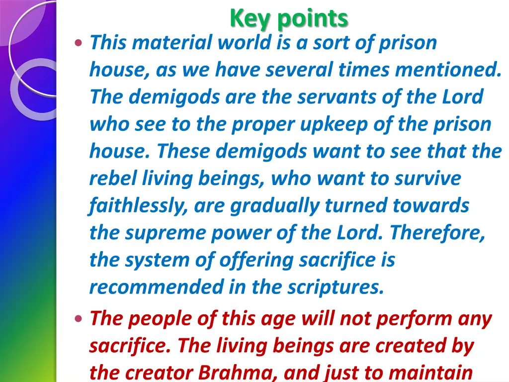 key points 3