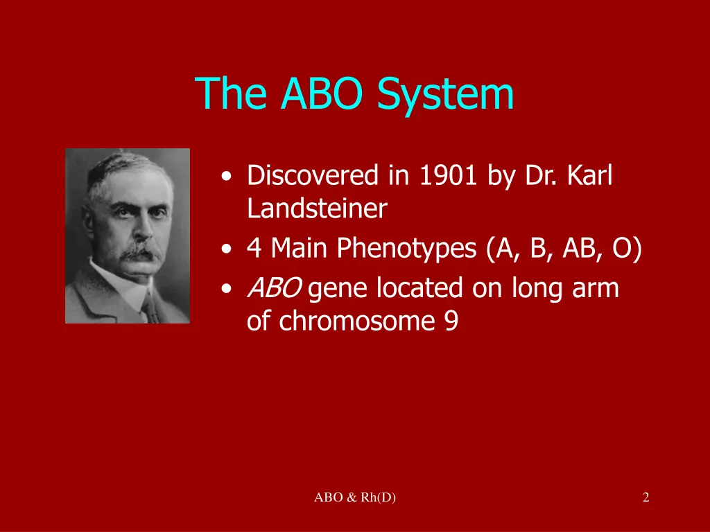 the abo system