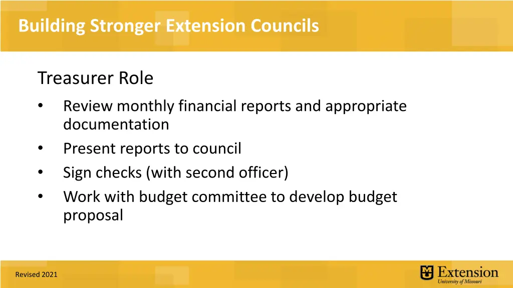 building stronger extension councils 12