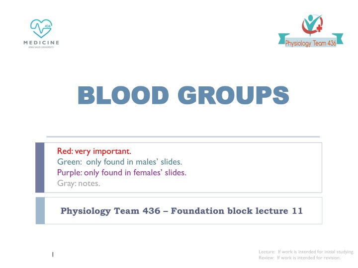 blood groups blood groups