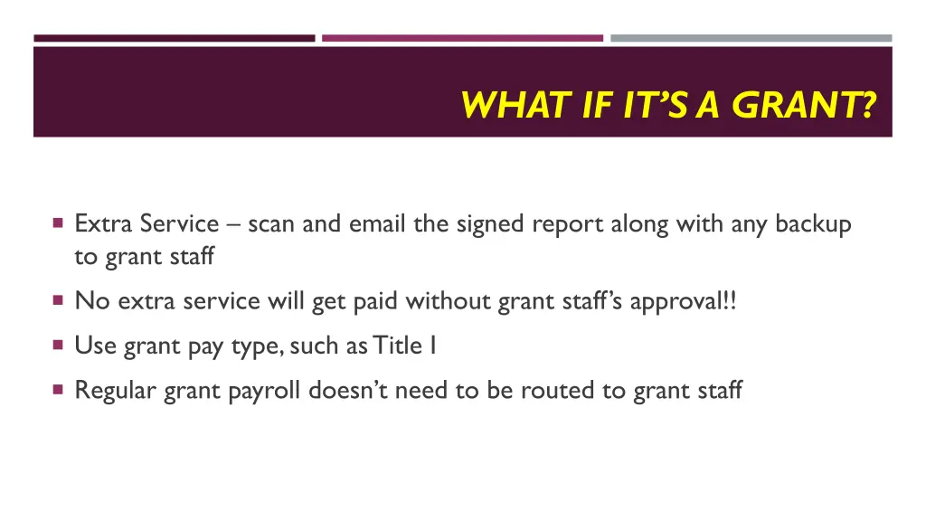 what if it s a grant