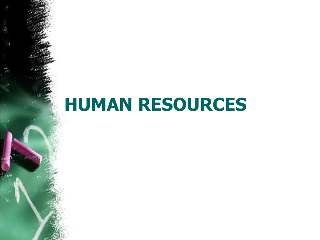 human resources