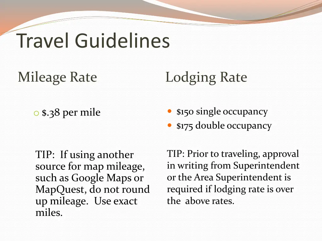 travel guidelines 2