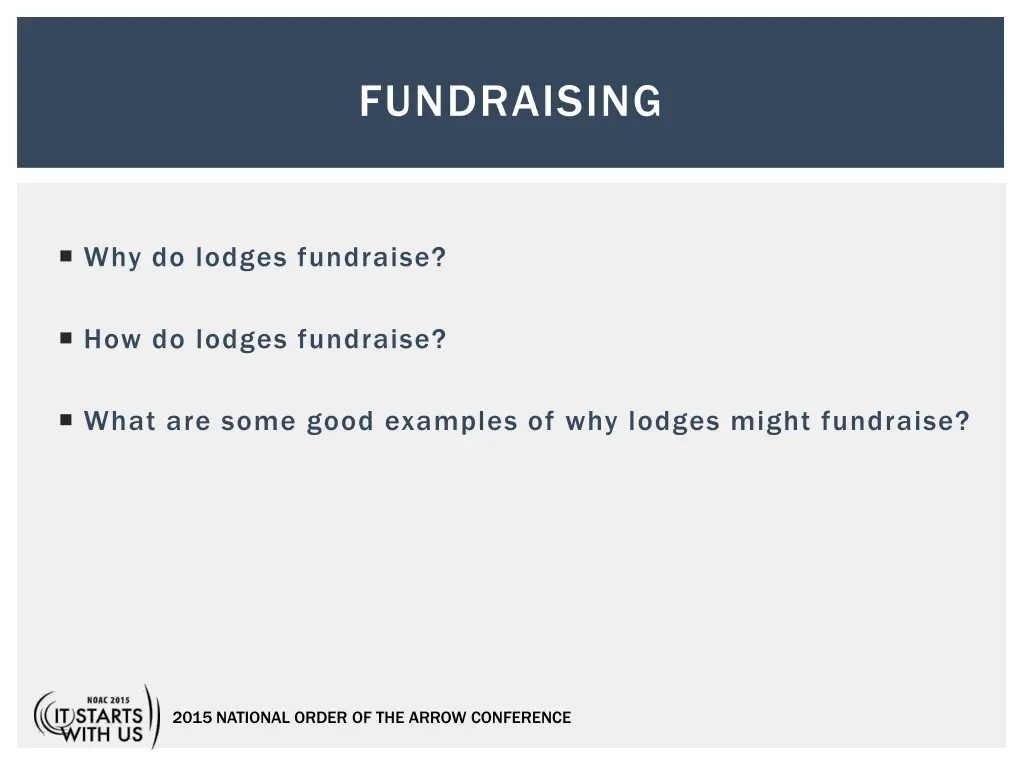 fundraising