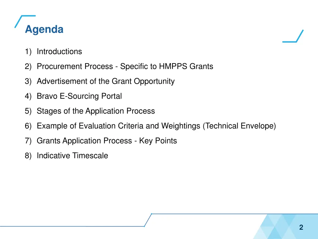 agenda