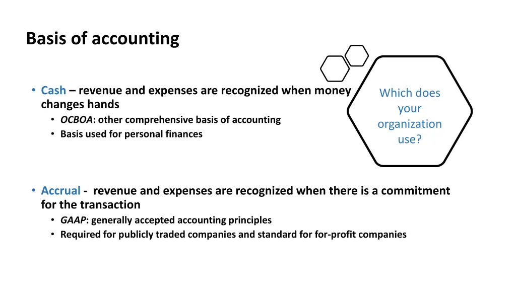 basis of accounting
