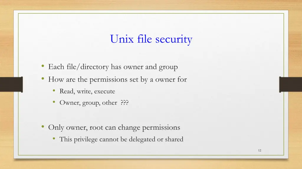 unix file security