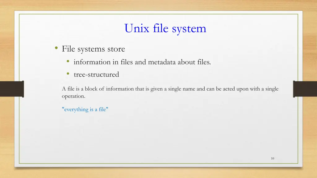 unix file system